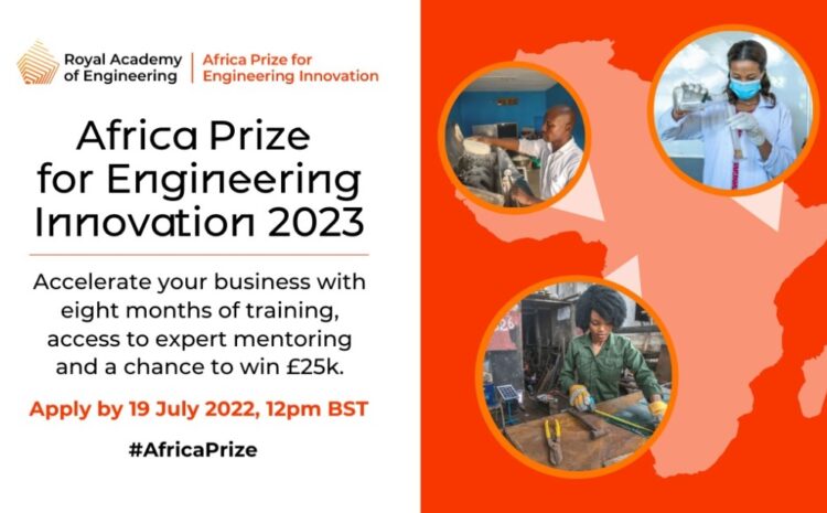  Africa Prize For Engineering Innovation 2023